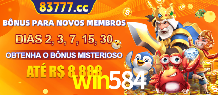 Anúncio dos benefícios para Membro VIP Sênior na plataforma win584, incluindo bônus promocionais, semanais e mensais, ilustrado com o personagem Fortune Tiger.
